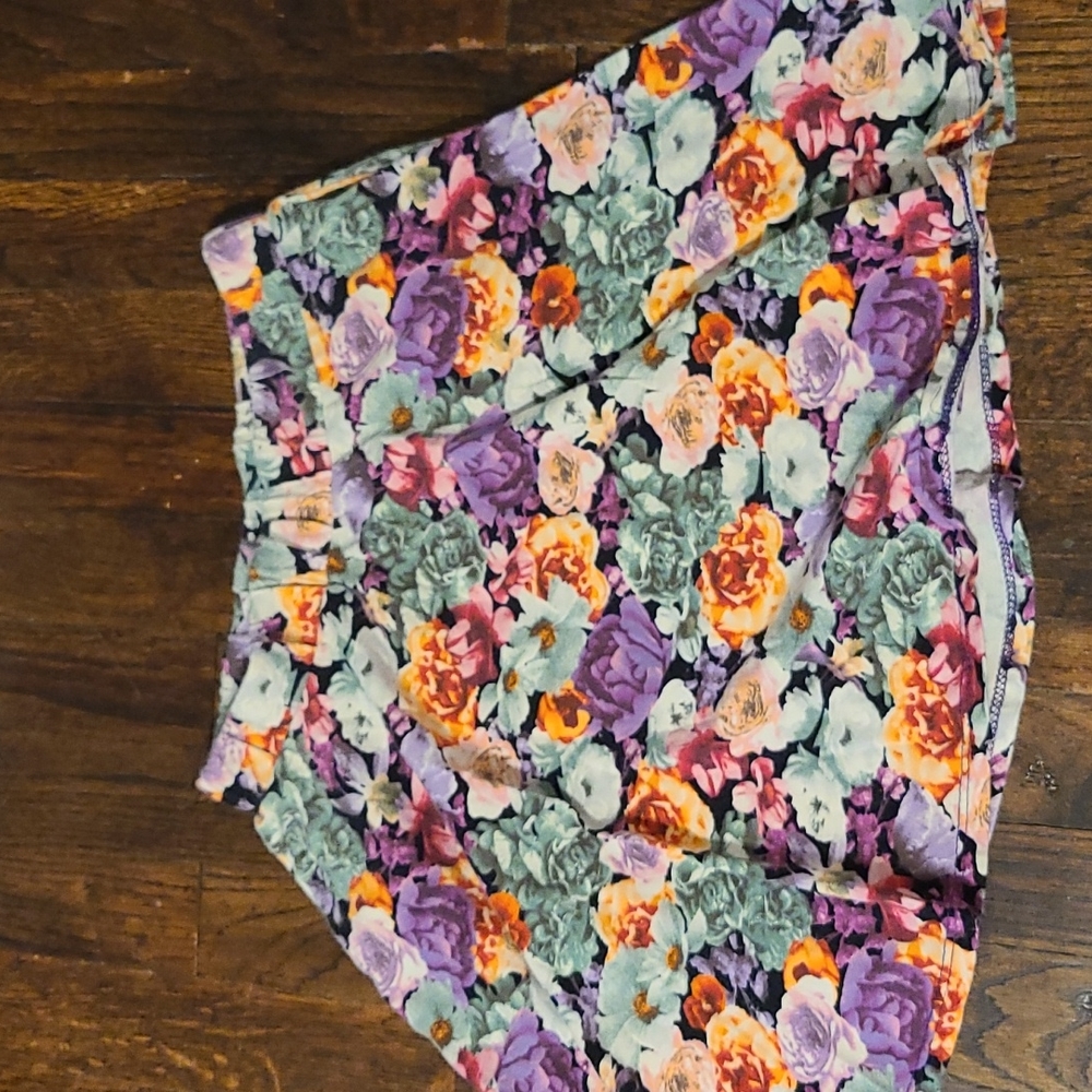 Floral skater skirt